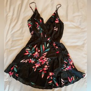 Express mini sundress with ruffles.